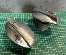 2 Chrome fuel tank lids Jaguar XJ6 series 1.