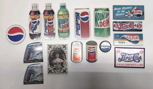 Pepsi cola magnets lot - of, 16