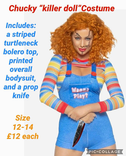 Womens chucky killer doll - chucky,