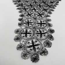 Victorian Mourning Lace Shawl
