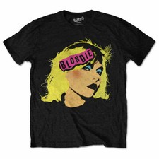 Official Blondie T Shirt Punk Logo Mens Rock Metal Debbie Harry New