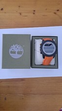 Mens Timberland "Danvers" Orange Strap Quartz Digital Watch