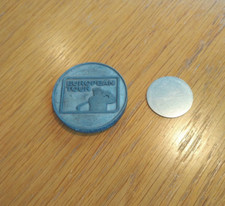 Metal (European Tour) Poker chip size, Ball Marker + Magnet & 2nd Smaller marker