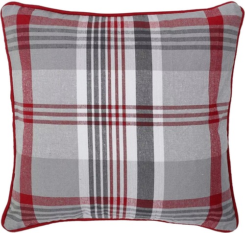 Tartan check cushion - tartan,
