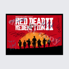 RED DEAD REDEMPTION 2 FULL CAST SIGNED AUTOGRAPH POSTER PRINT A5 A4 A3