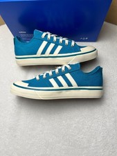 UK 8.5 New Adidas Originals Nizza RF 74 Blue White Trainers  Men's HQ8566