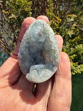 Celestite crystal geode - crystal,