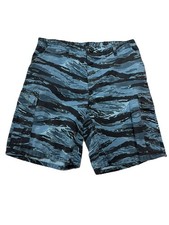 Vtg Blue Tiger Stripe