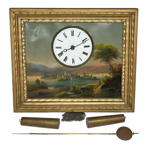 Antique victorian oil painting - oil,