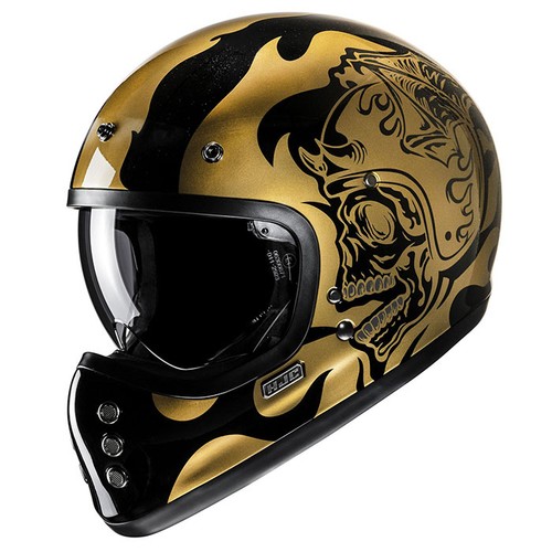 Hjc v60 flame mc9 gold - hjc,