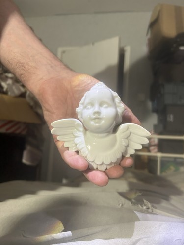 Lladro cherub wall ornament - wall,