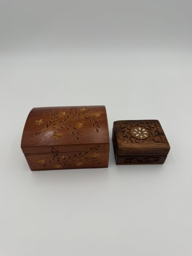 Vintage wooden trinket - vintage,