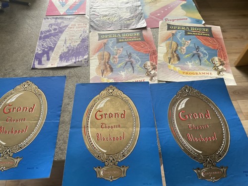 Vintage theatre programmes - vintage,