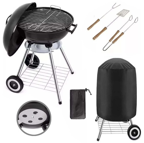 Portable 43cm kettle - , charcoal