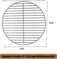 BBQ Stainless Steel 34cm Dia