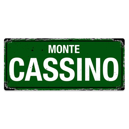 Metal wall sign monte - metal,