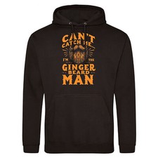 Ginger Beard Funny Hoodie Humorous Gift for Redheads Dad Grandad Partner Unisex