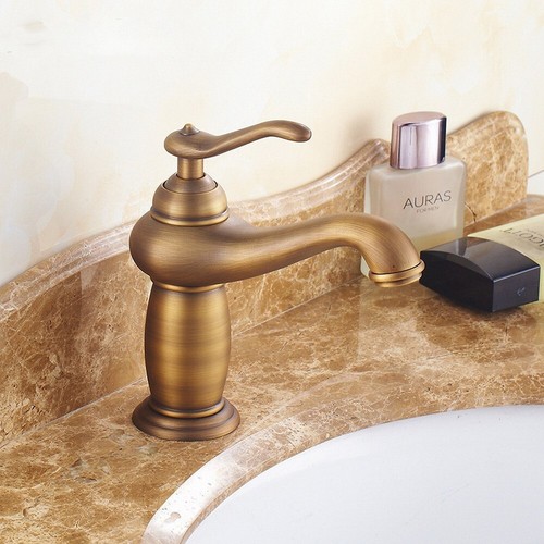 Deck mounted brass single - brass,