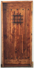 Rustic reclaimed lumber square