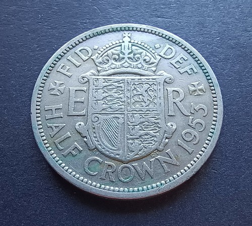 1953 half crown queen - 1953,