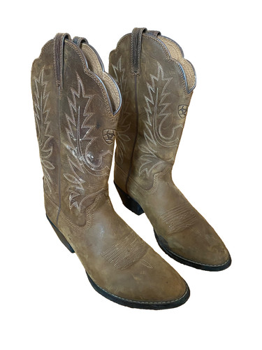 Ariat heritage toe western - ariat,
