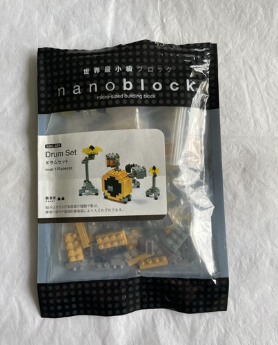 Nanoblocks drum set - nanoblocks,