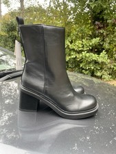 ZARA Ladies Black Ankle Boots UK 5 | EUR 38 | US 7.5
