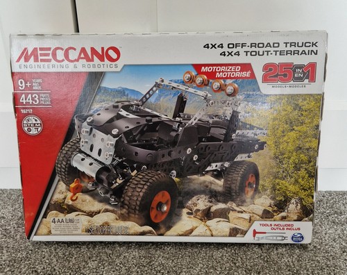 Meccano motorized 1 4x4 - meccano, 25-in-1
