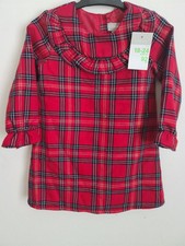 Primark Girls Tartan Red Dress