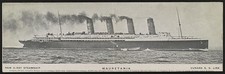 Photo:RMS Mauretania Steamship