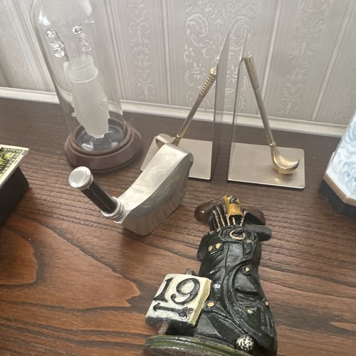Golf bookends door stop - golf, ,