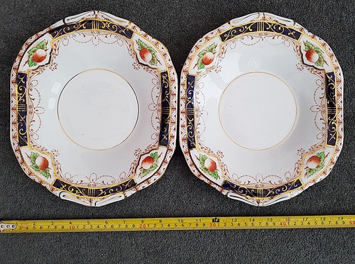 Pair antique oblong - pair, of