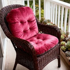 Double-Faced Plush Chair Pad