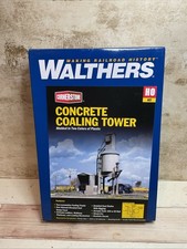 WALTHERS CORNERSTONE CONCRETE COALING TOWER OO GAUGE #933-3042