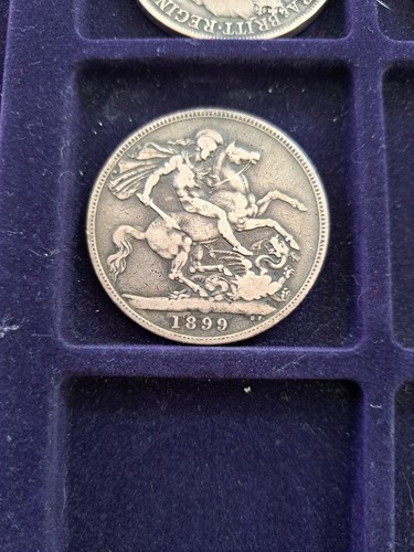 1899 victoria silver crown - 1899,