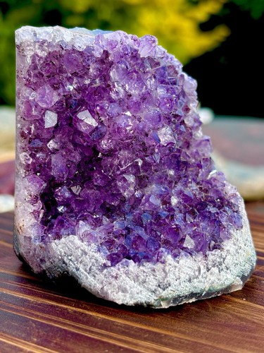 Large amethyst cluster - amethyst,