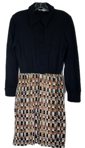 Vintage 1960s shirt dress - 1960s,