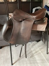 Original Solutions SMART Jump Saddle, 17-17.5”, Brown / Havana Size 4 