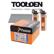 Paslode 300272 F16 1.6mm x 45mm Galvanised Angled Brad Nails (2000 Pack & 2 Fuel