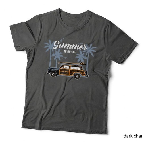 Summer adventure retro brown - summer,