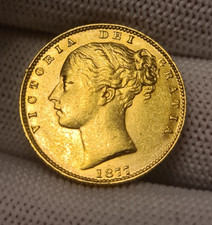 Full Sovereign Coin 1877