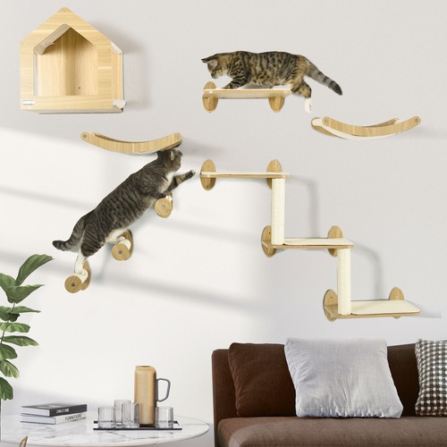 Wall mounted cat - wall,