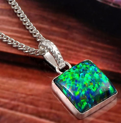 Square black opal - square,