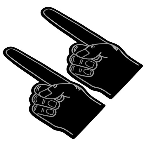 Giant foam finger - 18, inch