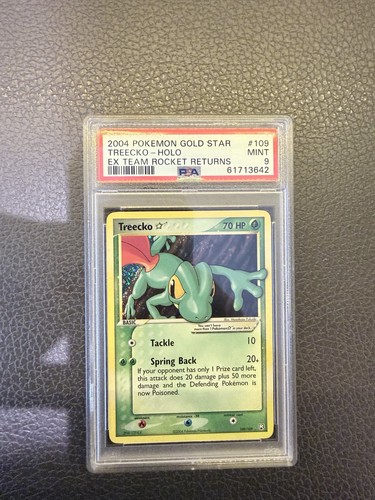 Pokemon treecko gold star - treecko,