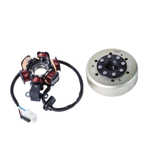 Alternator and motorcycle