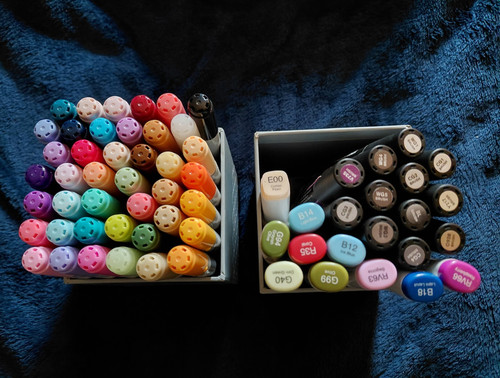 Copic sketch ciao markers - &,