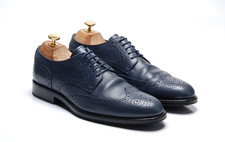 TOD`S Navy Blue Brogues Shoes