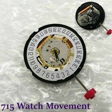 Quartz Watch Movement Date @ 3'/ 6' 3 Hands For Swiss Ronda 715 Watches Parts c