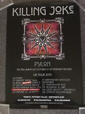 KILLING JOKE - PYLON & HOTEI - STRANGERS - DOUBLE-SIDED ROCK MUSIC PROMO POSTER